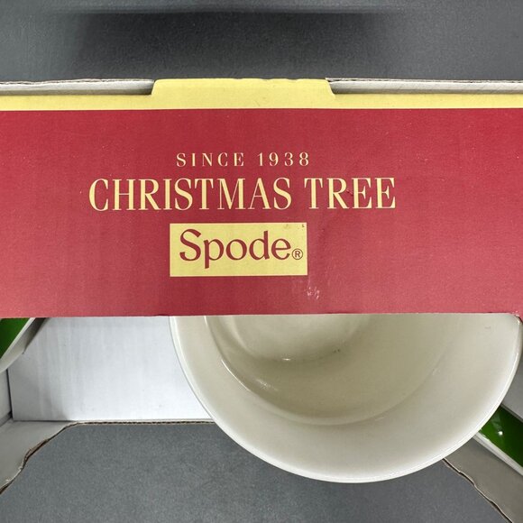 Spode Christmas Tree Mug Coaster Lid Set 12oz Ceramic Holiday Gift Ceramic - Picture 7 of 10